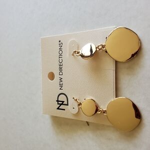 New Directions Gold Minimalist Earrings